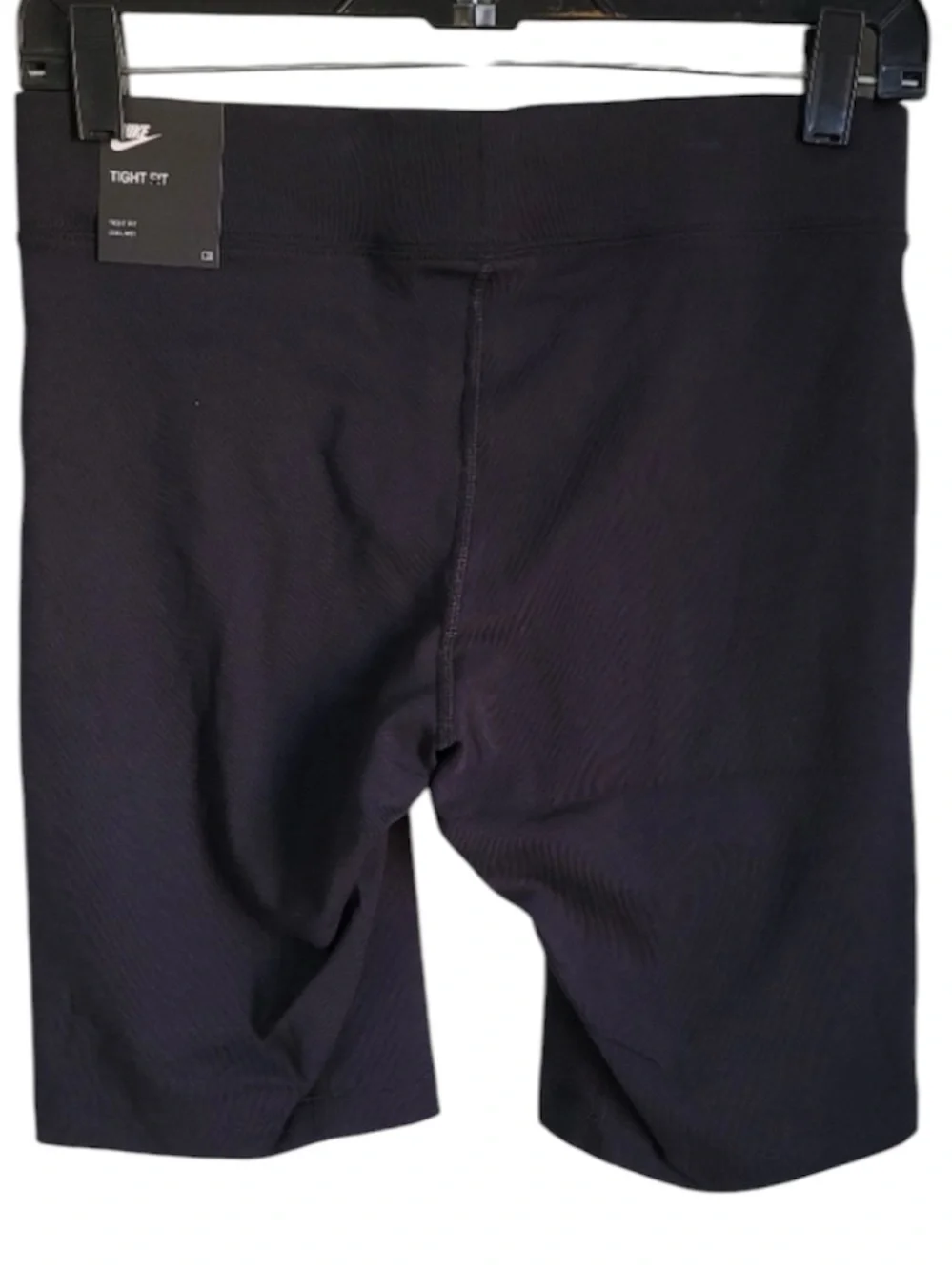 Nike Tight Fit Collant Bike Shorts Black High-Rise  with Swoosh Medium